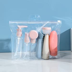 TEMU 11개 여행용 비누 세트, 향수 없는, 플라스틱, 재사용 가능, 샴푸, 컨디셔너, 로션, 비누, 바디 워시, 여행용 필수품