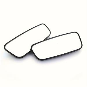 TEMU 자동차용 2개 세트의 광각 조절 가능한 블라인드 스�ット 거울 - 범용 적용, 평평한 렌즈, 더 안전한 주차를 위한 곡선형 디자인, 쉬운 설치, 측면 뷰 거울 액세서리|세련된 자동차 액세서리|광각 시야