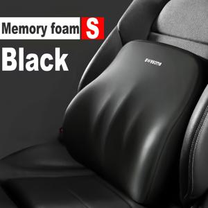 TEMU 1pc 블랙 메모리 폼 자동차 시트 쿠션, 