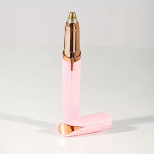 TEMU USB 충전식 눈썹 털 제거기 및 얼굴 트리머 - 우아한 핑크 및 골든 디자인, 휴대용 여행용, 70분 배터리 수명, 1시간 충전, 어머니의 날, 부활절, 생일, 스타일리시한 헤어 케어, 세련된 미용 도구, 내구성 있는 미용 도구