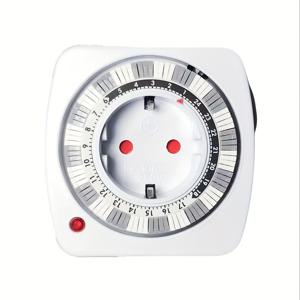 TEMU 1개 기계식 타이머 24시간 타임어 소켓, 스위치 타이머, 시간 표시용 96단 슬라이더 컨트롤 및 어린이 보호 기능 포함 3680W|타이머|멀티탭