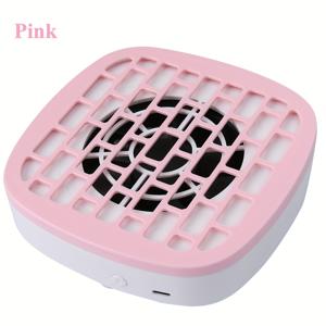 TEMU TFSCLOIN 미니 네일 먼지 수집기 - 강력한 흡입력 USB 네일 진공 청소기, 컴팩트 살롱 & 홈 매니큐어 시스템, 네일 드릴 호환 가능, 필터 포함 (네일 살론/스파/DIY용), 사용자 친화적 디자인, ABS 플라스틱 소재, 가벼운 무게, 내구성 있는 재질, 뷰티 전문가용|네일|매니큐어