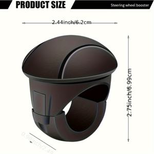 TEMU 1pc Easy-Grip 실리콘 스티어링 휠 보조 볼 - 회전, 미끄럼 방지 디자인, 한 손으로 작동, 모든 자동차에 대한 유니버설 피트, 운전 편의를 위한 액세서리, 액세서리 | 현대 자동차 액세서리 | 내구성 있는 자동차 부품, 자동차 휠 액세서리