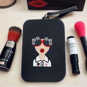 TEMU 1pc 대용량 실리콘 메이크업 가방, 끈으로 닫힘 - 화장품 정리함, 창의적인 컬러 블록 디자인, 여행용, 화장품, 화장품, 보석 및 열쇠 보관, 메이크업 여행 가방, 화장품 정리함, 재미있는 디자인, 지퍼 잠금