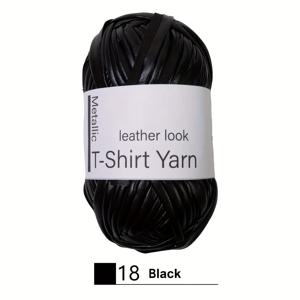 TEMU 100g/롤 메탈릭 천 원단 실 - DIY 가방, 신발, 뜨개질 및 크로셰용 반짝이는 모조 티셔츠 실 - 멀티컬러 메탈릭 & 매트 마감 - 어머니의 날 공예 용품, 창의적인 제작 | 가죽 느낌 질감 | 텍스처드 크래프트 실, DIY 지갑 만들기|뜨개실