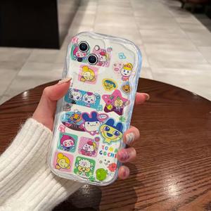TEMU Y2K 레트로 만화 귀여운 폰 케이스, Iphone 16 15 14 11 Pro Max Mini XR XS X 7 8 Plus와 호환 가능, 드롭 보호를 위한 부드러운 TPU 백 커버.