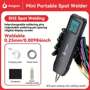 TEMU 더블 펄스 축복 용접 가능한 0.009인치/0.25mm 다양한 원통형 배터리 용접, 휴대폰 배터리 등에 사용됩니다.