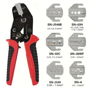 TEMU 1개 SN 압착 도구 세트, 조합 압착 플라이어, 전기 기술자 도구, 전기 단자 클램프, 압착 커넥터, 멀티-조 48BS 2549 06WF 02C 06 58B 58B X6
