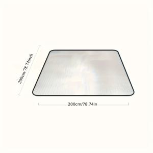 TEMU 1pc 다용도 캠핑 매트, 다양한 크기 제공 - 내구성 있는 알루미늄 포일, 휴대용 및 접이식 야외 캠핑 매트, 공원 좌석 쿠션, 쉽게 청소 및 손세척 가능|캠핑매트