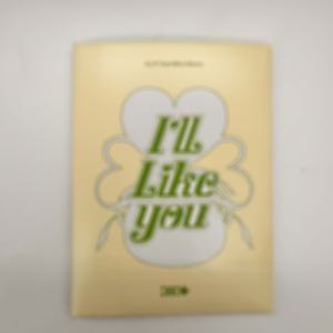 TEMU 8개 세트 'I-LL-IT' 선물 미니 2 최신 인사말 카드, 각 세트는 동일한 자체 제작 작은 카드를 주변에 배치하여 팬 컬렉션 및 카드 앨범 장식용으로 적합합니다