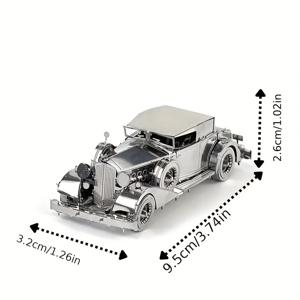 TEMU DIY 금속 조립 장난감 자동차 모델 3D 입체 퍼즐 창의적인 옛날 차 모형 공예 홈 데코 오너먼트 크리스마스 할로윈 선물 교육용 장난감