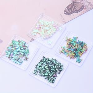 TEMU 4개의 아일러시드 시퀀스, 네일 아트용, 반짝이는 네일 액세서리, DIY 네일 살롱 용품, 여성용, 향수 없는, 크리스마스에 가장 적합합니다.