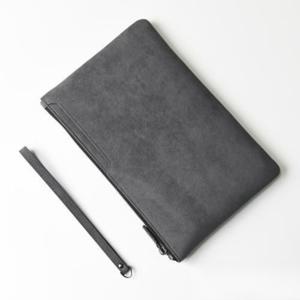 TEMU 남성용 경량 럭셔리 비즈니스velop envelope 가방 - 수피, 대용량, 금색 톤 하드웨어, 캐주얼 및 전문 사용, 캐주얼 캐리올 | 세련된 블랙 가방 | 세련된 디자인, 소형 지갑