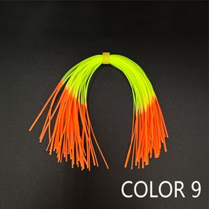 TEMU 낚시 미끼 스피너 베이트 버즈베이트 스커트 지그 미끼를 위한 실리콘 스커트 5개, 낚시용 재료, 낚시 액세서리