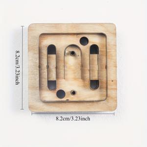 TEMU DIY 가죽 벨트 버클 공예 도구 - 핸드메이드 인조가죽 몰드 벨트용, 녹색 및 빨간 커팅 다이와 금속 클라스프, 정밀한 공예를 위한 나무 베이스, 가죽 작업 도구
