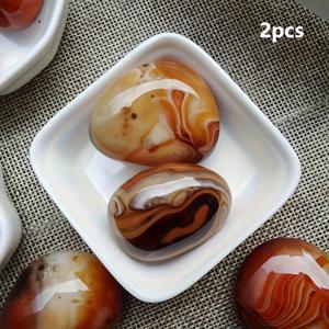 TEMU 석영 포함 아게이트 장식용 돌 세트 2개, 고급스러운 디자인과 자연의 , 홈 , 책상 액세서리 또는 사랑하는 사람을 위한 특별한 선물