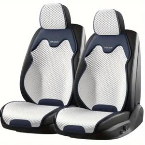 TEMU 4pcs 아이스 카 시트 쿠션 세트 - 통기성, 편안함, 내구성, 3계절 범용 피트, 쉽게 청소할 수 있는, 드라이버 및 승객 시트용 미끄럼 방지 자동차 인테리어 액세서리, 드라이버 시트 쿠션 | 현대 카 데코 | 미끄럼 방지 시트 커버, 카 시트 쿠션|인테리어소품