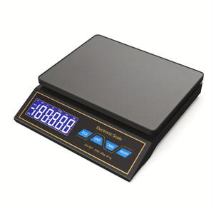 TEMU 1개 대형 디지털 주방 계량기, 30kg/66lb 용량, 스테인레스 스틸, 가격 계산, 카운팅, LCD 디스플레이, 빵 조리, 고기 준비, 부품 및 동전을 위한 주방 계량기