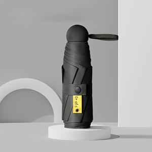 TEMU 10가지 색상이 있는 새로운 소형 우산 - 6개 리브 디자인 - 휴대용 접이식 - 여행에 적합한 개선된 디자인 - 모든 날씨에 대비하는 바람에 방지 - 여행에 적합한 완벽한 선물 선택 - 편리하고 내구성이 뛰어난