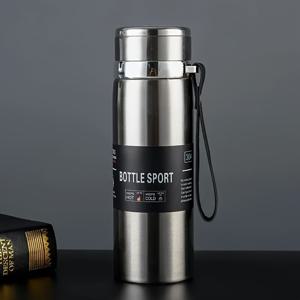 TEMU 1000ml 316 스테인리스 스틸 보온 여행 머그 - 더블 레이어 진공, 차와 커피를 위한 두꺼운 보온, 대용량 야외 스포츠 물병, 사이클링과 암벽 등반에 적합, 완벽한 휴일 선물, 야외 수분 보충 용기|진공 보온|트래블보틀