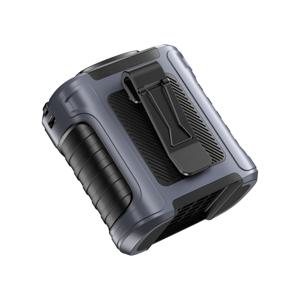 TEMU 2025 신형 5단 속도 휴대용 허리 선풍기 - 20,000 RPM 브러시리스 모터, 8000mAh 배터리, 24시간 연속 사용 가능 - 캠핑/야외 활동 및 작업용 목/허리 부착|보조배터리|휴대용에어컨|캠핑선풍기