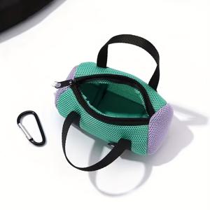 TEMU 1개 컴팩트 지퍼 코인 파우치 & 키체인 월렛 - 가벼운 휴대용 지퍼 클로저, 보안 카드 홀더 및 헤드폰 백 남성, 여성, 청소년용 - 일상, 체육관, 여행, 파티 필수품 - 블루, 그린, 옐로우 색상 가능 - 이상적인 선물, 미니 퍼스, 여행 액세서리, 슬림한 디자인