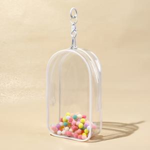 TEMU 1 라부부 PVC 보관함 키체인 포함 - 예술 및 공예용 보호 케이스, 먼지 방지 소형 박스, 미니 피규어 수납 가능, 랜덤 컬러 볼 포함, 정리용 컨테이너