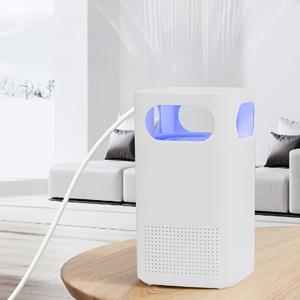 TEMU 새로운 데스크탑 블루라이트 공기청정기 USB 플러그인, 가정, 침실, 거실, 차량 등 다양한 실내 장소에 적합; 탈취 및 냄새 제거 기능이 있는 공기 정화기