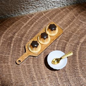 TEMU 미니어처 푸딩 세트, 1/6, 1/12 인형의 집 액세서리, 인형의 집 장식용품, 모델 하우스 소품, 미니어처 음식 플레이셋, 사진 촬영 소품, 풍경 피규어, 작은 선물, 홈 데코