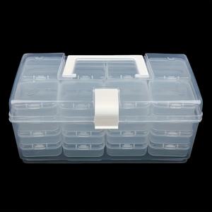 TEMU 32/30/20/14pcs 화이트 플라스틱 휴대용 보관 상자 세트 - DIY 공예, 보석, 반지, 구슬, 도구 및 소형 액세서리에 대한 다기능 클리어 주최자 - 내구성이 뛰어나고 투명하며 휴대성이 좋은 1개의 대용량 상자와 함께 컨테이너입니다.