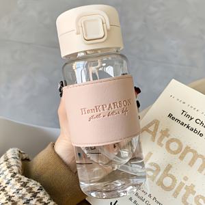 TEMU 1pc PPSU 스포츠 물병, 500ml/17oz, 고온 내성, 플립 캡, 운동, 체육관 및 여행에 이상적