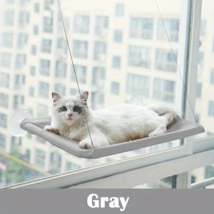 TEMU 편안한 옥스포드 천 고양이 해먹 - 내구성 있는 PVC, 흡입 컵 설치, 공간 절약 창문 레지드 침대, 낮잠, 실내 및 실외 사용에 이상적, 실내 고양이 침대 | 흡입 컵 해먹 | 내구성 있는 옥스포드 천, 고양이 창문 퍼치