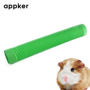 TEMU Appker Fun 접이식 소형 애완 동물 터널 - 햄스터, 게리피그, 게리빌, 쥐, 쥐 및 페럿을 위한 숨겨진 집 - 색상 (파란색, 녹색, 노란색, 오렌지색)으로 다양한 색상이 있는 내구성 있는 플라스틱 운동 및 훈련 튜브 장난감 놀이터, 배터리 없음