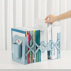 TEMU 조절 가능한 북스탠드 - 분리형 펜 홀더가 있는 확장형 화이트 모던 디자인, 학생 및 홈오피스를 위한 내구성 강한 다중 책 수용 가능, 공간 절약형 스터디 액세서리