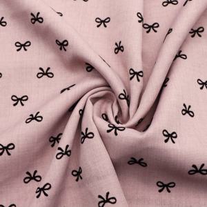TEMU 1pc -19.68x59 인치 (50x150cm) 퀼팅 패치워크, 벨벳 보우-노트 프린트 폴리 직물 프리컷 - DIY 테이블 러너, 테이블 클로스 및 공예에 완벽합니다 | 손세탁만