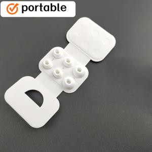 TEMU For AirPods Pro, Pro2용 시리우스 이어버드, 소음 차단 구멍이 있는, 휴대용 보관 케이스, S/M/L 사이즈, 휴대가 편리한 무선 이어버드, 소음 차단 액세서리 | 휴대용, 보조