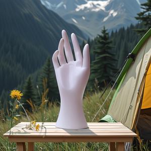 TEMU 두꺼운 무봉제 지지재, 손형 몰드 소품, 예술적 손형 보석, 반지 디스플레이, 고급 손형 몰드 제조사