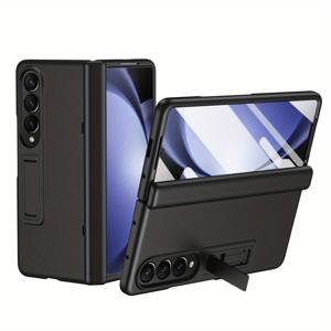 TEMU 삼성 Z FOLD6 모바일 폰 케이스 Z FOLD5 올인원 보호커버 Z FOLD4 스프링 힌지 쉘 필름 통합 Z FOLD3 서포트 보호커버|폰케이스|휴대폰케이스