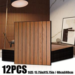 TEMU 6/12개, 두꺼운, 15.75인치 x 15.75인치, 럭셔리 레트로 목재 조각판 자체 접착 벽지, 방수 및 세척 가능한 벽 스티커, DIY 프로젝트에 매우 적합, 한 번에 설치하기 쉬운, 벗기고 붙이기, 분리 가능한 방수 타일 스티커, 카운터탑 가구 리노베이션, 모든 실내 공간 벽 장식에 적합