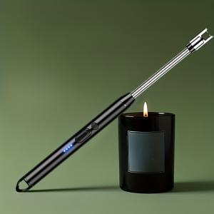 TEMU 1pc 멀티 컬러 USB 충전식 전자 라이터, 리튬 배터리 포함 - 내구성 있는 플라스틱, 홈 및 야외 사용을 위한 유연한 목, 20개 이상의 LED를 점화하는 데 이상적, 야외 전자 라이터| 라이터|USB 충전식 라이터