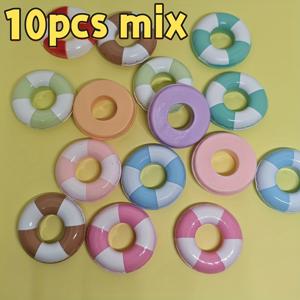 TEMU 10pcs 비치 시리즈 수영 링 - 수제 DIY 보석 액세서리, 귀걸이, 목걸이, 팔찌, 열쇠끈, 가방 액세서리, 레진 액세서리|링귀걸이