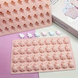 TEMU 1개 36구 미니 거북이 실리콘 몰드, 왁스 멜트 및 콘크리트 캔들용 - 고품질 유연하고 재사용 가능한 공예 몰드, 정교한 껍데기 디테일, DIY 애호가 & 홈 데코러를 위한 완벽한 선물, 쉬운 탈형 소재