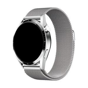 TEMU 20mm & 22mm 스테인리스 스틸 밀라노 루프 밴드, 삼성 6/5/4, 액티브 2, 워치 4 클래식, 워치 3용 - 자석 스트랩, 질감 있는 그립, 남녀 공용 내구성 있는 손목 밴드, 다용도 워치밴드 | 광택 마감 | 내구성 있는 디자인, 워치 액세서리