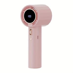 TEMU ERITEX 핸드헬드 미니 팬, 1800mAh 배터리, 강력한 100단계 무단속 변속 학생용 야외 USB 충전식 소형 선풍기, 휴대용 여행 데스크탑 팬