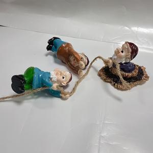 TEMU 뉴 레진 공예 야외용 드워프 펜던트 세트 3개