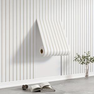 TEMU 1-3롤 자가 접착식 3D 벽 패널 - 수평 줄무늬 PET 장식 타일, 거실/침실/천장용 DIY 절단 가능, 현대적 홈 데코, 휴일 장식 | 질감 있는 외관 | 매끄러운 마감