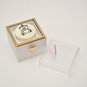 TEMU 곰 테마 팝업 링 박스 - 양면 로맨틱 디자인, 프로포즈·기념일·결혼식 선물 - 발렌타인데이 & 어버이날 선물, 내구성 있는 플라스틱 탁상용 기념품 상자, 결혼 카드 보관함, 귀여운 곰돌이 디자인, 우아한 스크립트 텍스트 장식, 주얼리 케이스