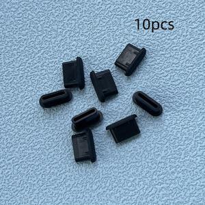 TEMU 아이폰, USB, 타입 C 충전 포트 보호 캡을 위한 10개 실리콘 방진 플러그