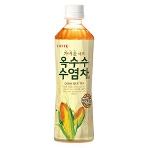 TEMU 롯데 옥수수수염차 500ml x 24PET