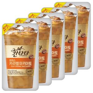 TEMU 롯데 칸타타 아이스 카라멜마키아토 230ml x 50팩